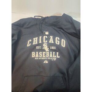 Authentic Chicago White Sox On-Field Thermabase Hoodie Jacket size Men's L Black